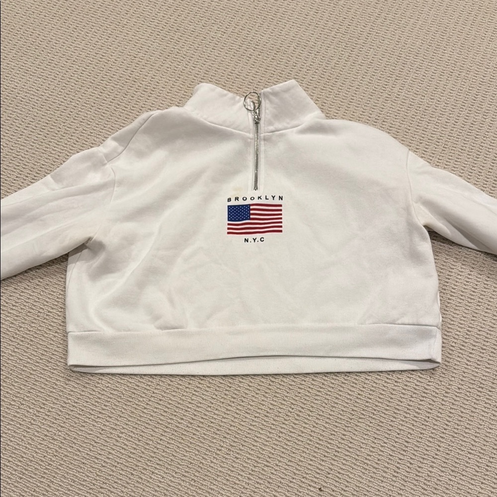 Divided White Brooklyn N.Y.C. Sweatshirt